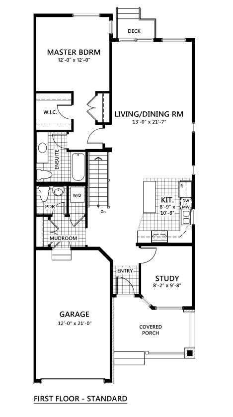 Drake Floor Plan of Cardinal Creek Village Towns with undefined beds