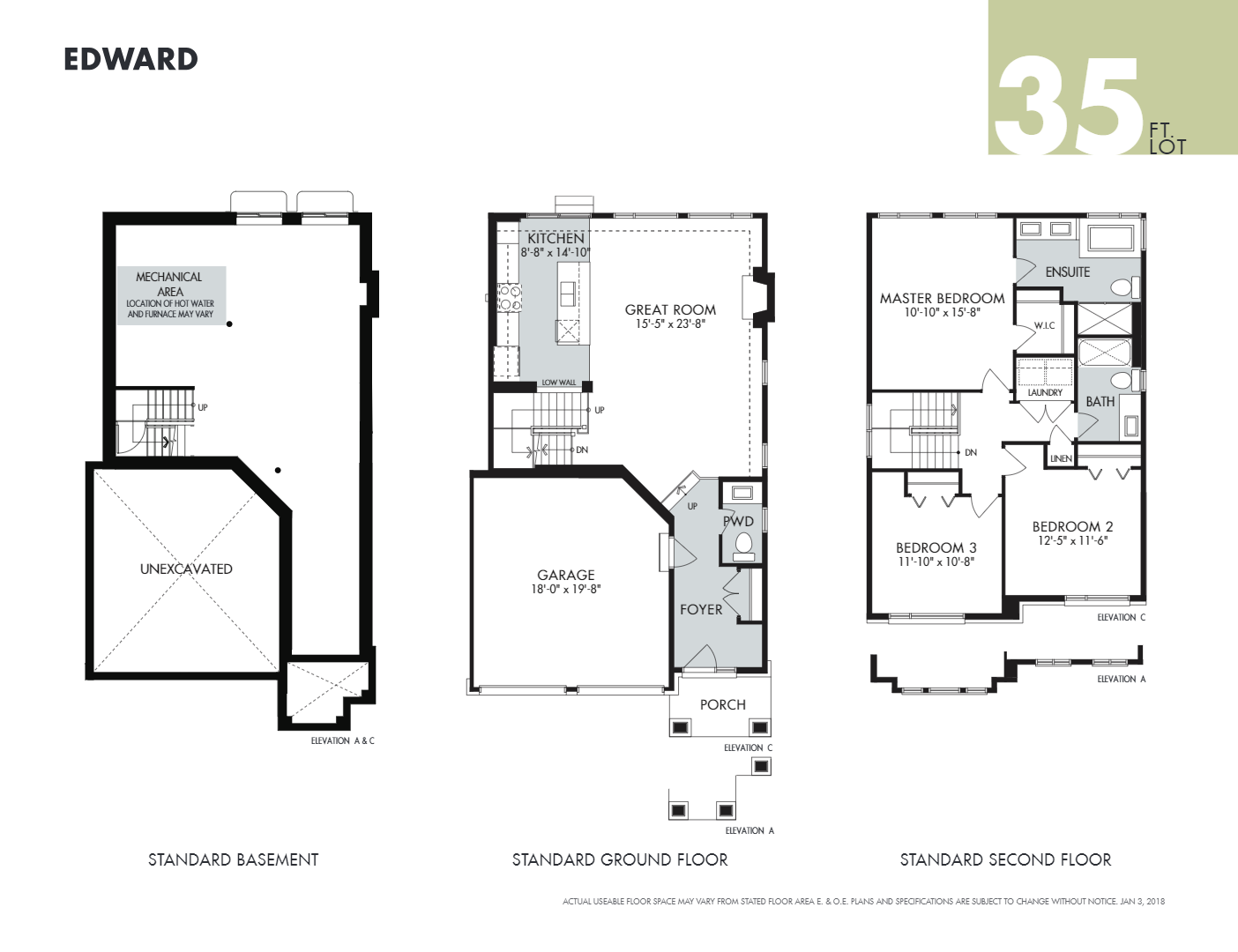Edward Floor Plan of Pathways at Findlay Creek Towns with undefined beds