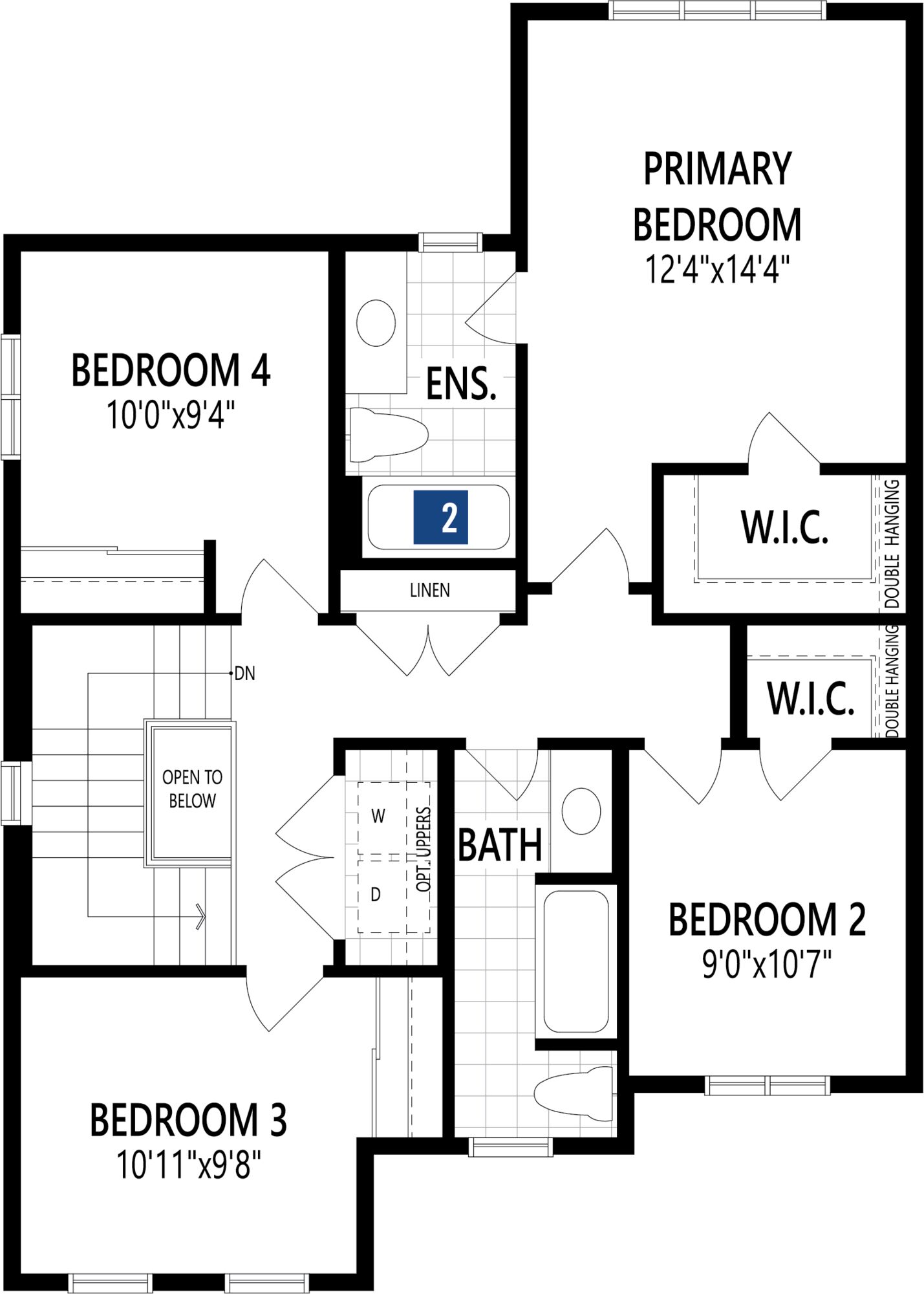 Elm Floor Plan of Richmond Meadows Towns with undefined beds