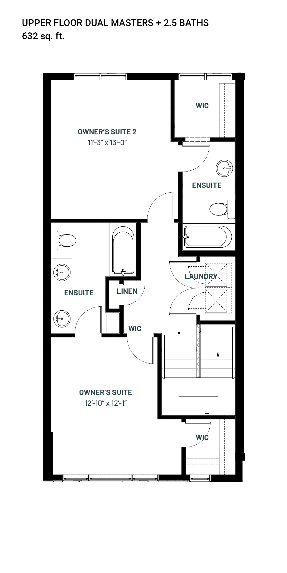Paris Floor Plan of Cantiro Towns One at Keswick with undefined beds