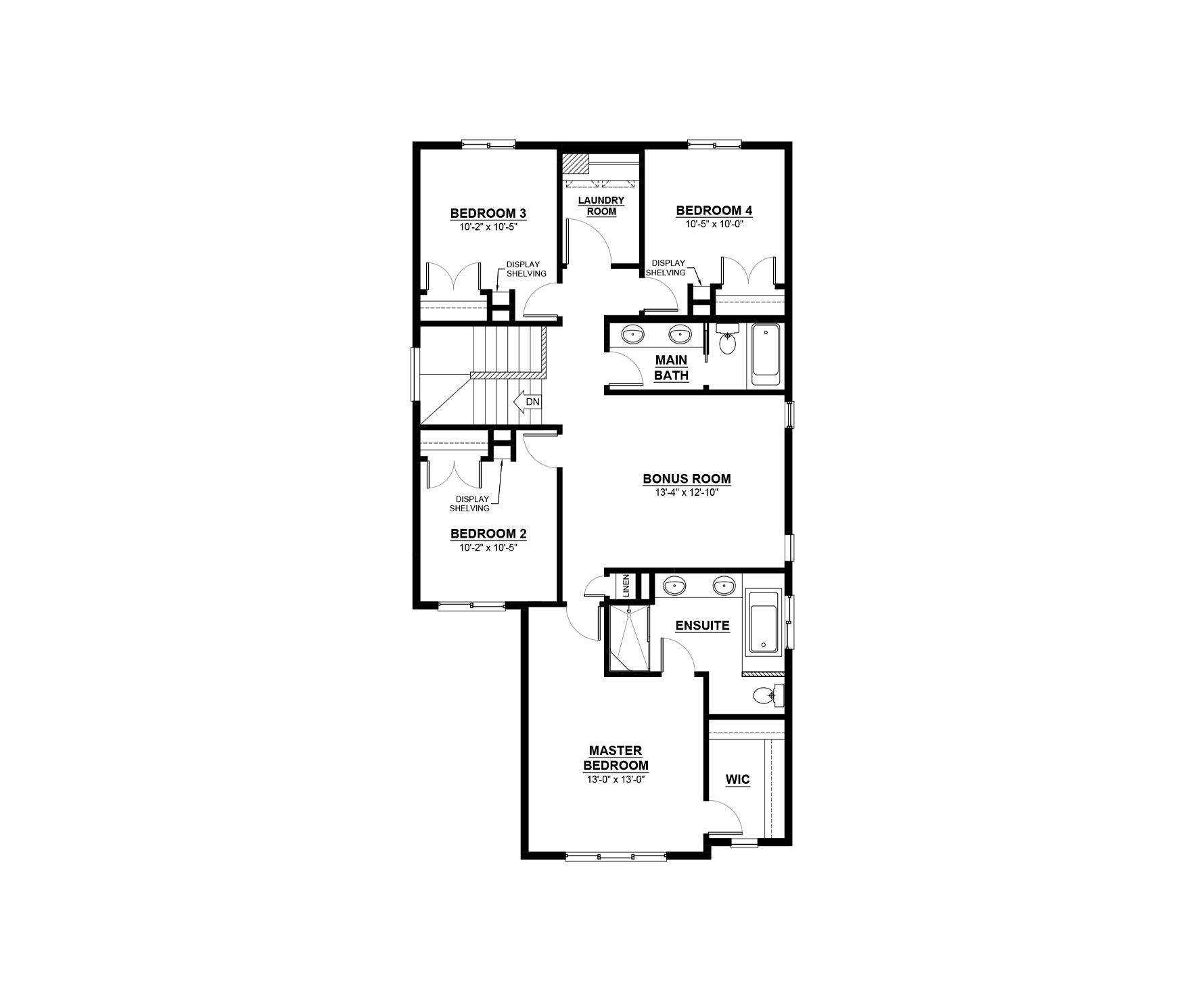 EVEREST Floor Plan of Crystallina Nera Daytona Homes with undefined beds