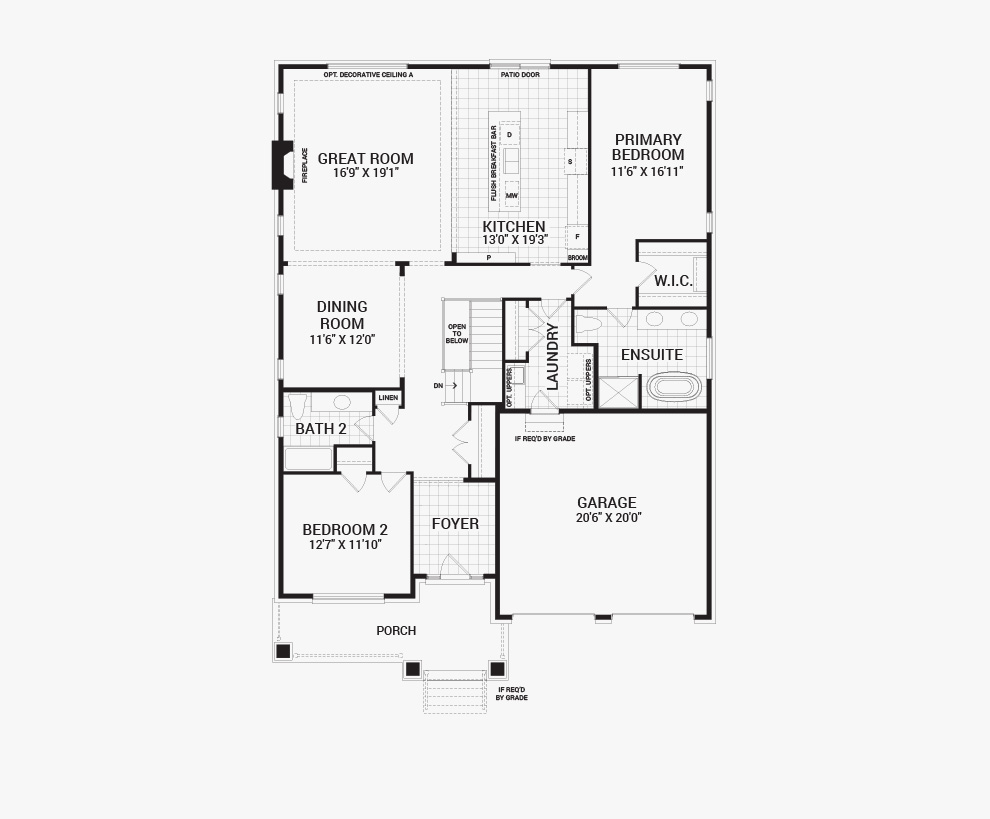 Evergreen Floor Plan of Mahogany Towns with undefined beds