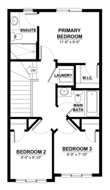 RIO-Z Floor Plan of Saxony Glen by Daytona Homes with undefined beds