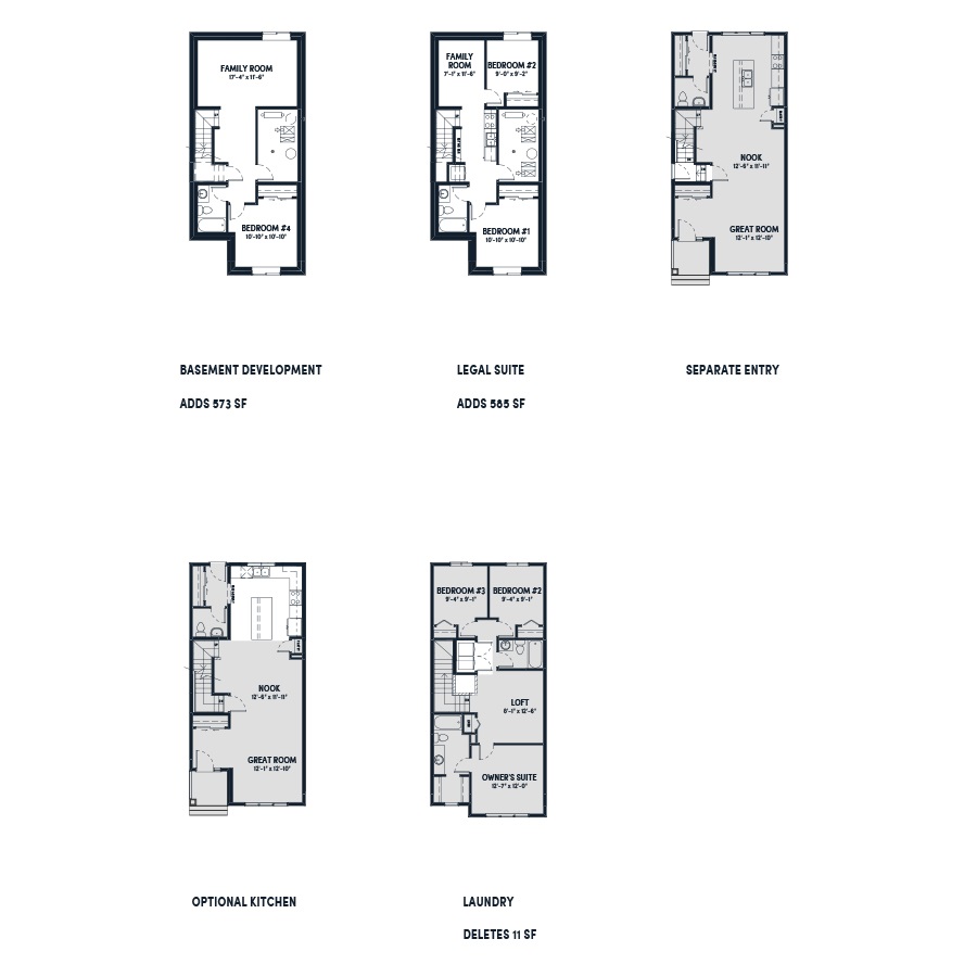 Brooklyn Floor Plan of Keswick Landing Pacesetter Homes with undefined beds