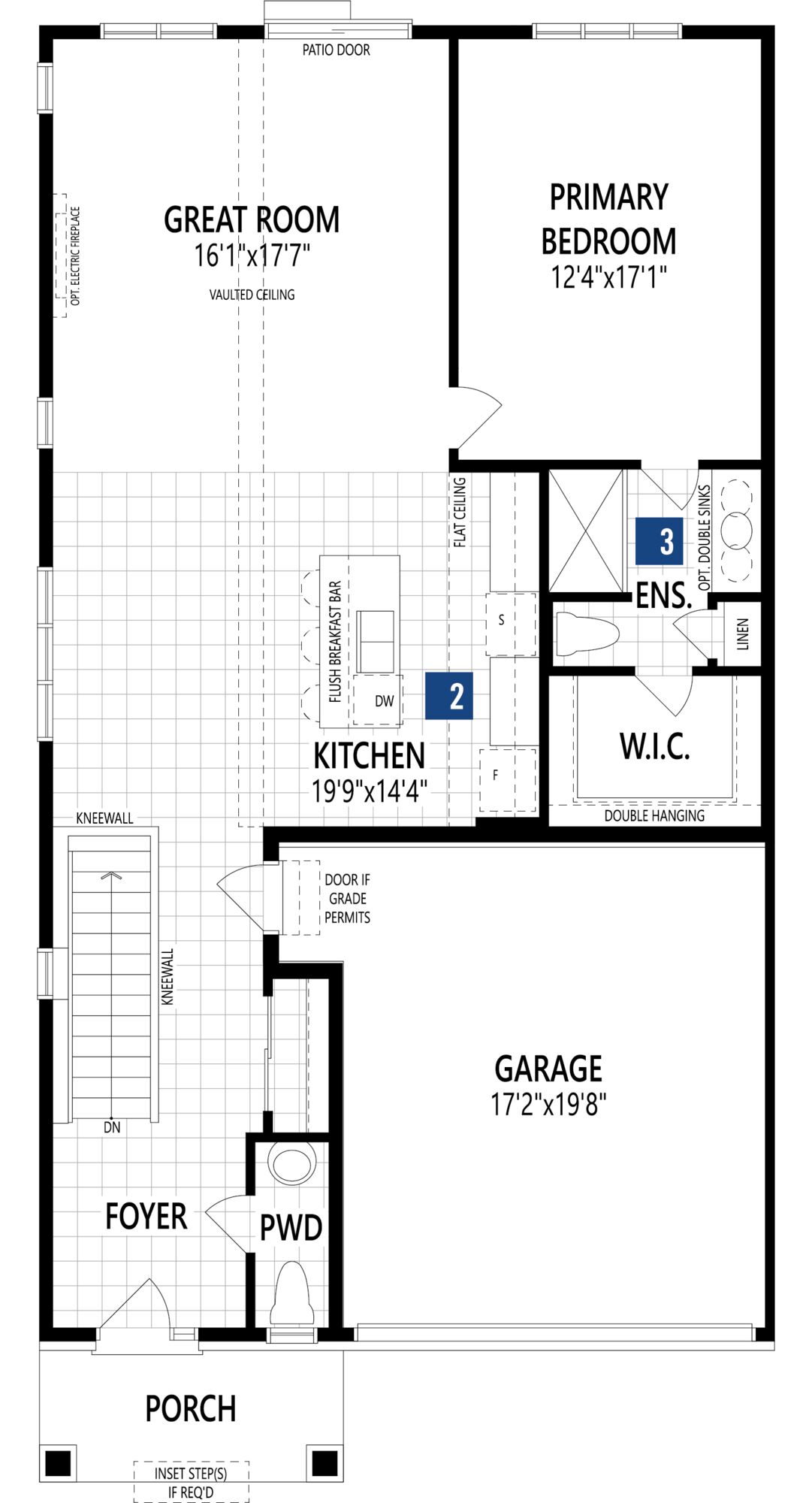 Birch Floor Plan of Richmond Meadows Towns with undefined beds