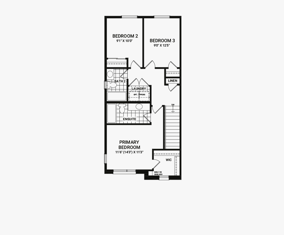 Granville End Floor Plan of Avalon Vista by Minto Communities with undefined beds
