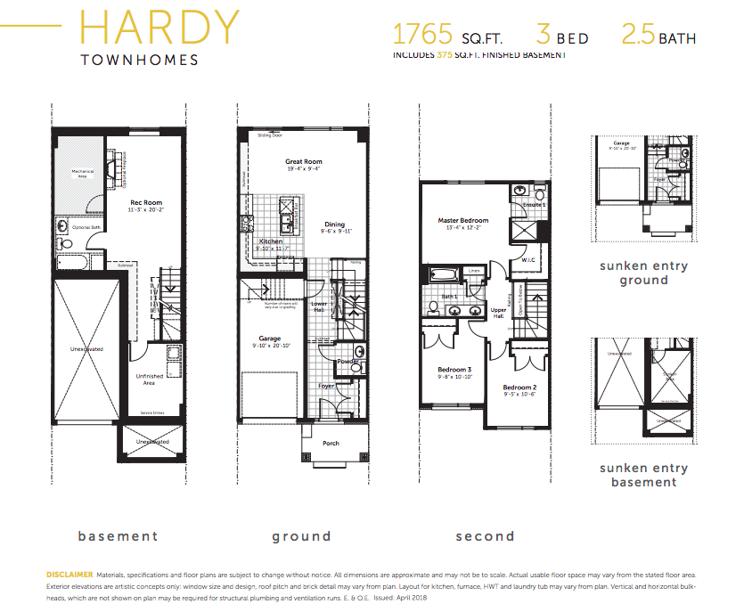 Hardy Floor Plan of River's Edge Claridge Homes with undefined beds