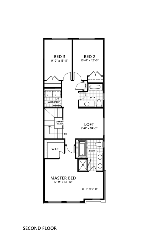 Harmony Floor Plan of Findlay Creek Village Tamarack Homes with undefined beds