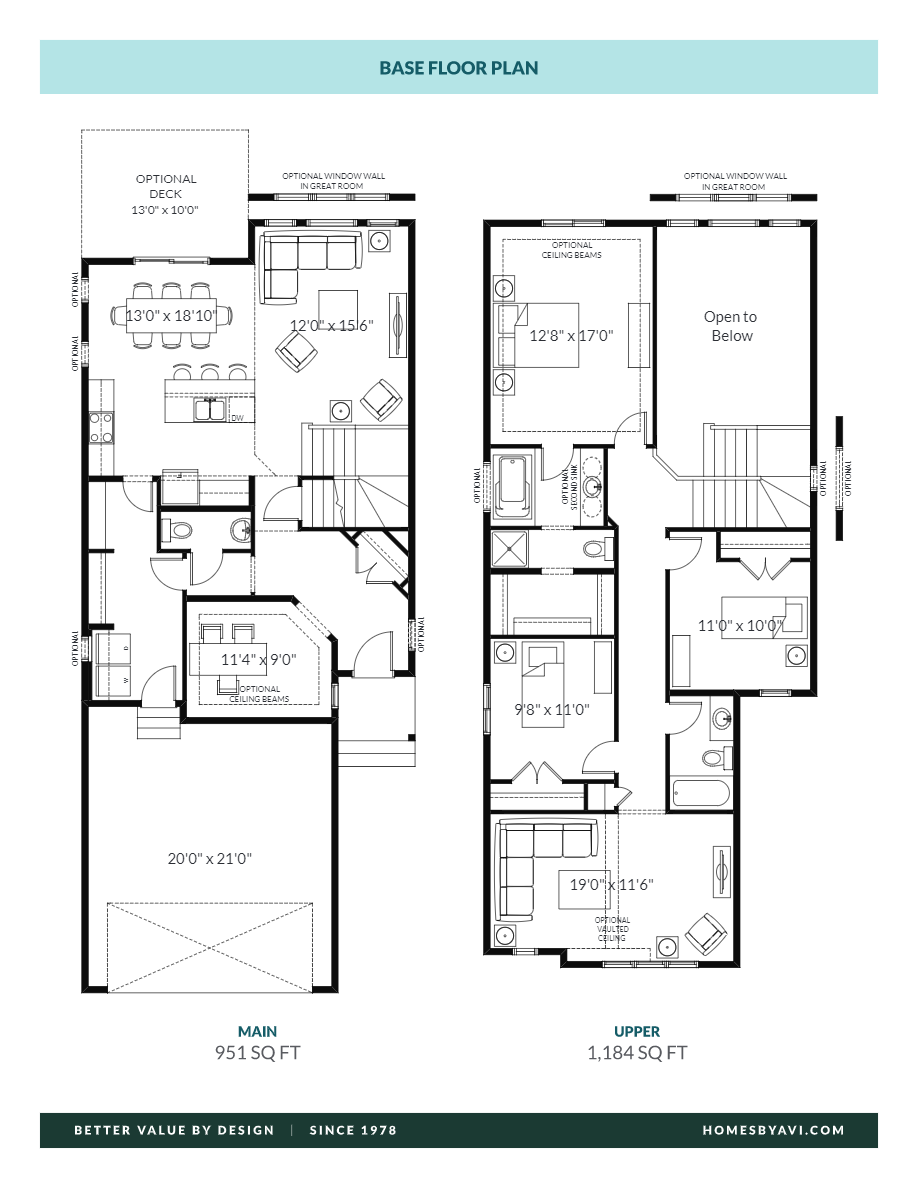 The Hawthorne Floor Plan of The Orchards at Ellerslie Homes by Avi with undefined beds
