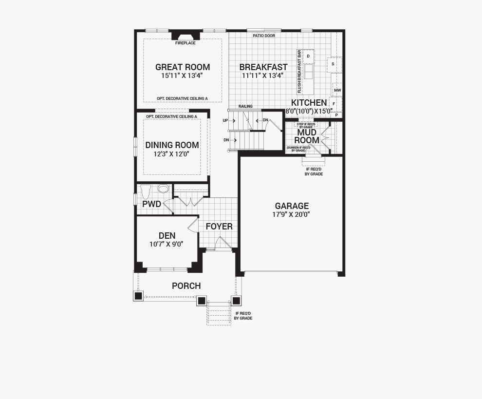 Heartwood II Floor Plan of Mahogany Towns with undefined beds