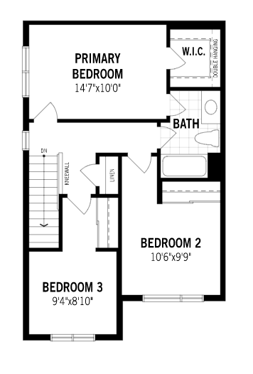 Sandstone End II Floor Plan of Richmond Meadows Towns with undefined beds