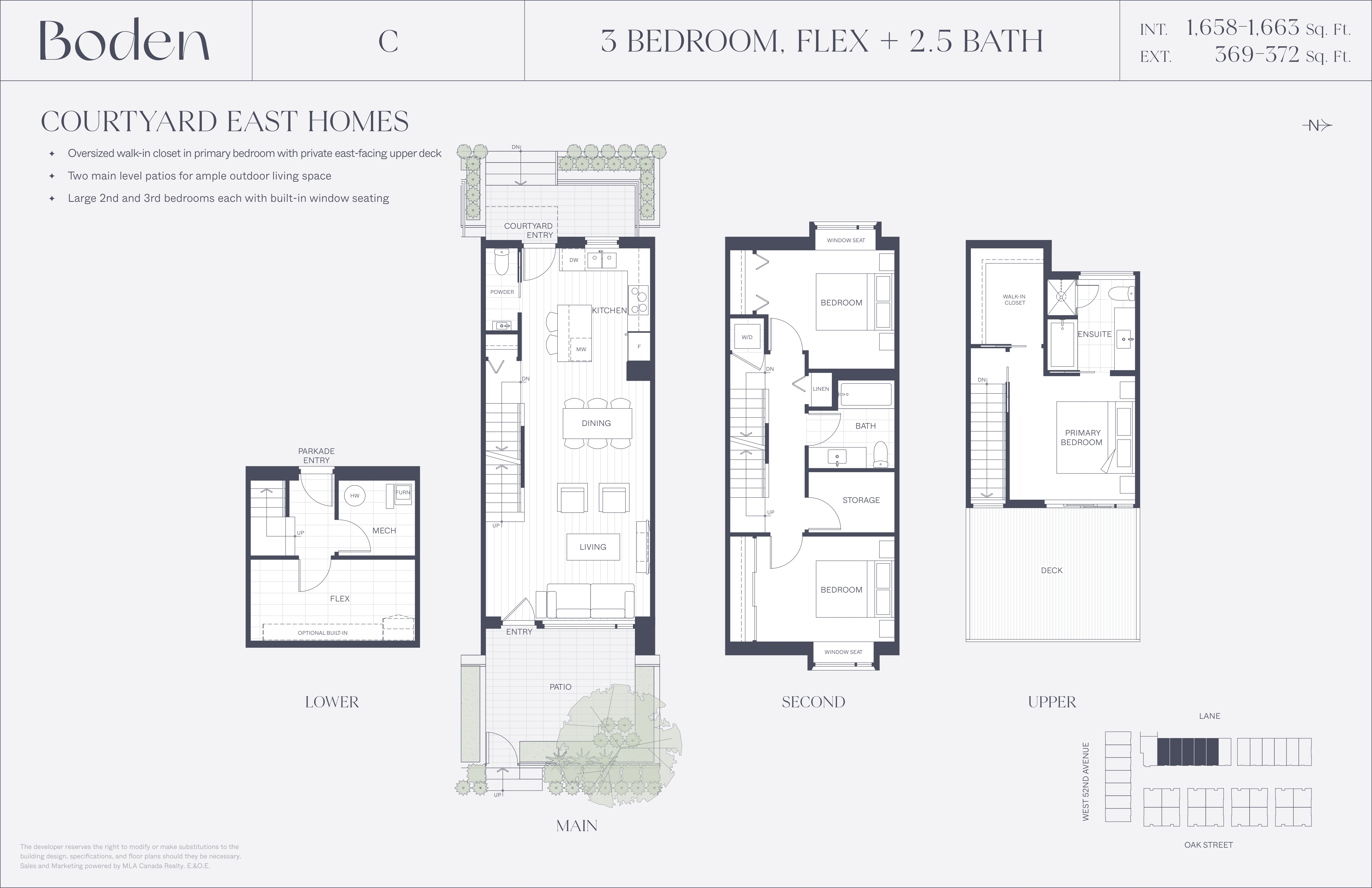C Floor Plan of Boden Towns with undefined beds