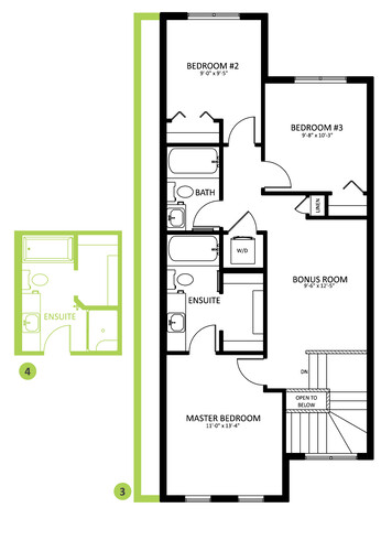  7047 - 182 Avenue NW  Floor Plan of Vita at Crystallina Nera with undefined beds