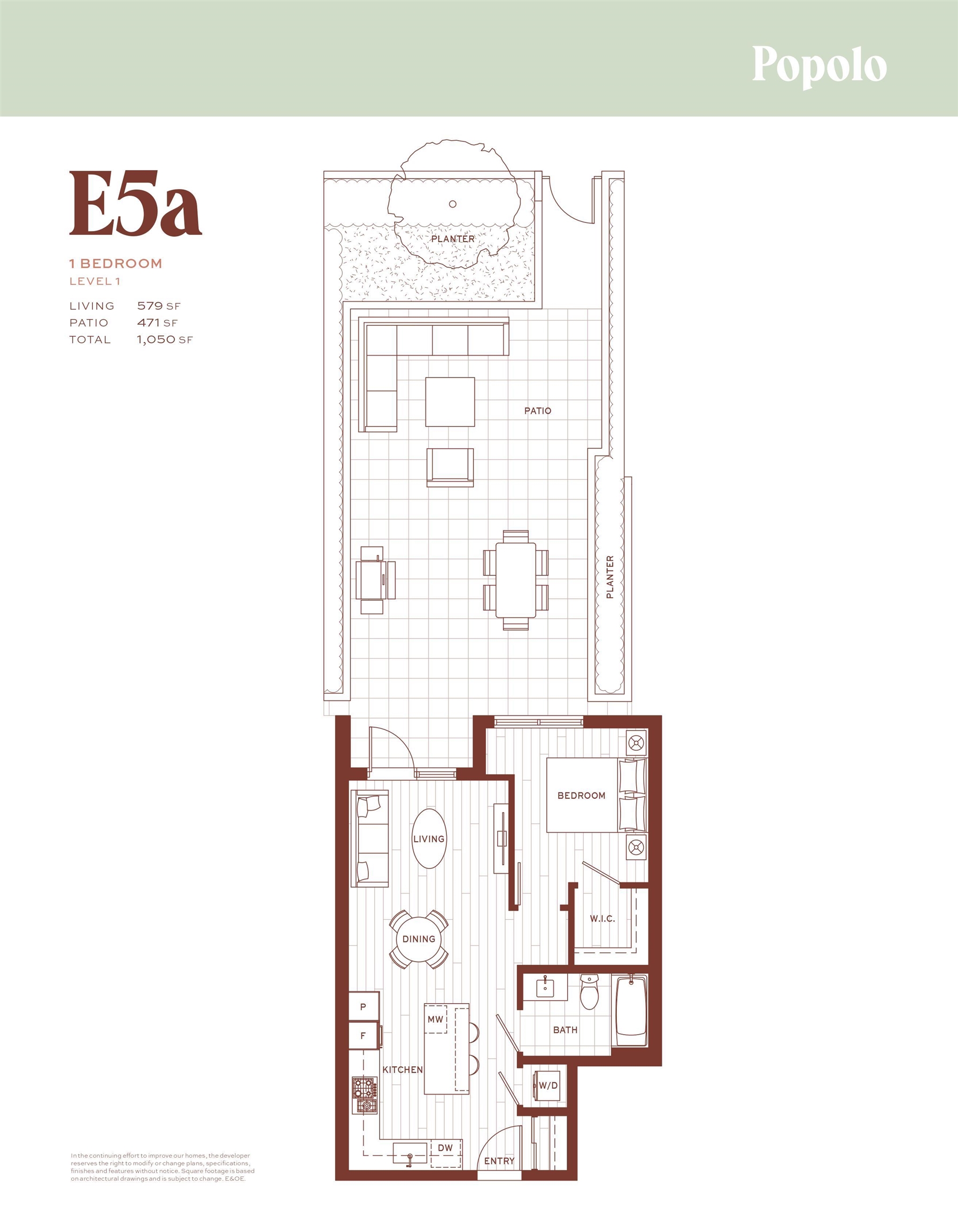 112 Floor Plan of Popolo Condos with undefined beds