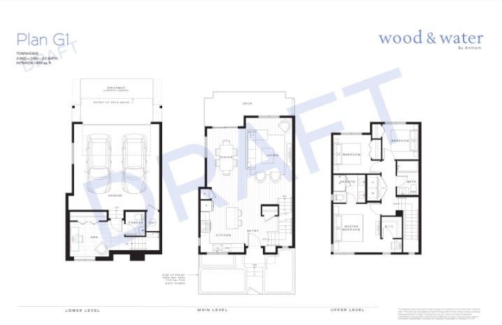 G1 Floor Plan of Wood & Water Towns with undefined beds