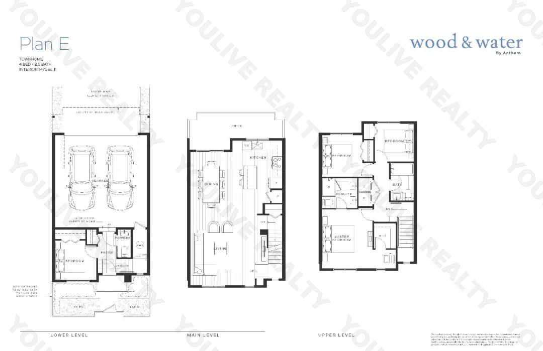 E Floor Plan of Wood & Water Towns with undefined beds