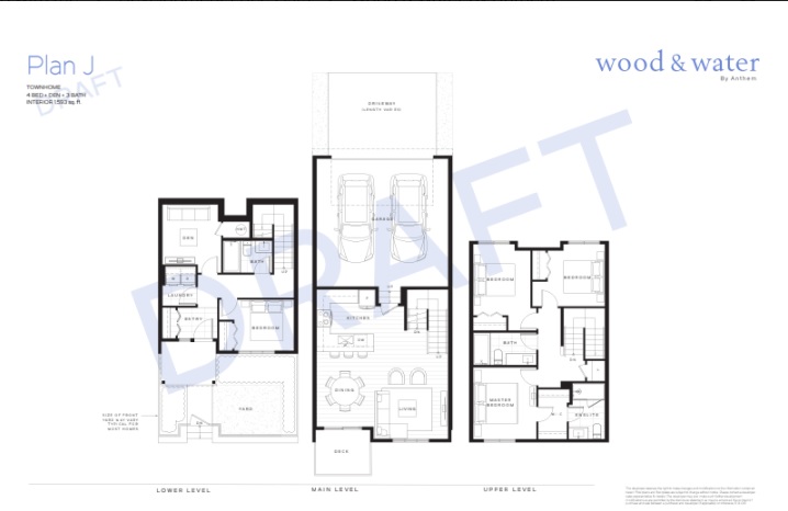 J Floor Plan of Wood & Water Towns with undefined beds