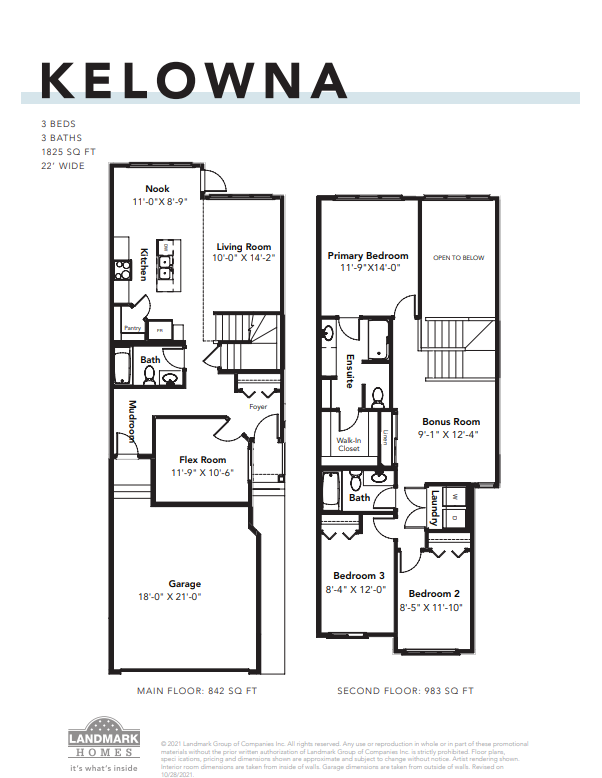 Kelowna Floor Plan of Aster Landmark Homes with undefined beds