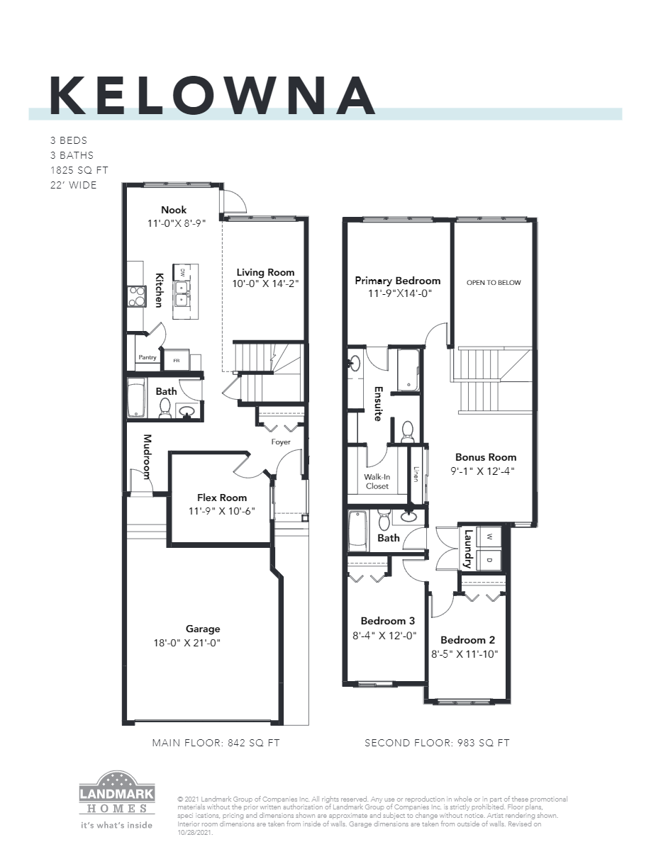 Kelowna Floor Plan of Rivers Edge Landmark Homes with undefined beds