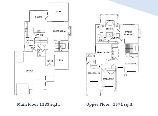 4524 Knight Wynd SW Floor Plan of Keswick on the River with undefined beds
