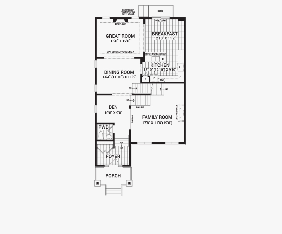 Kingwood Floor Plan of Mahogany Towns with undefined beds