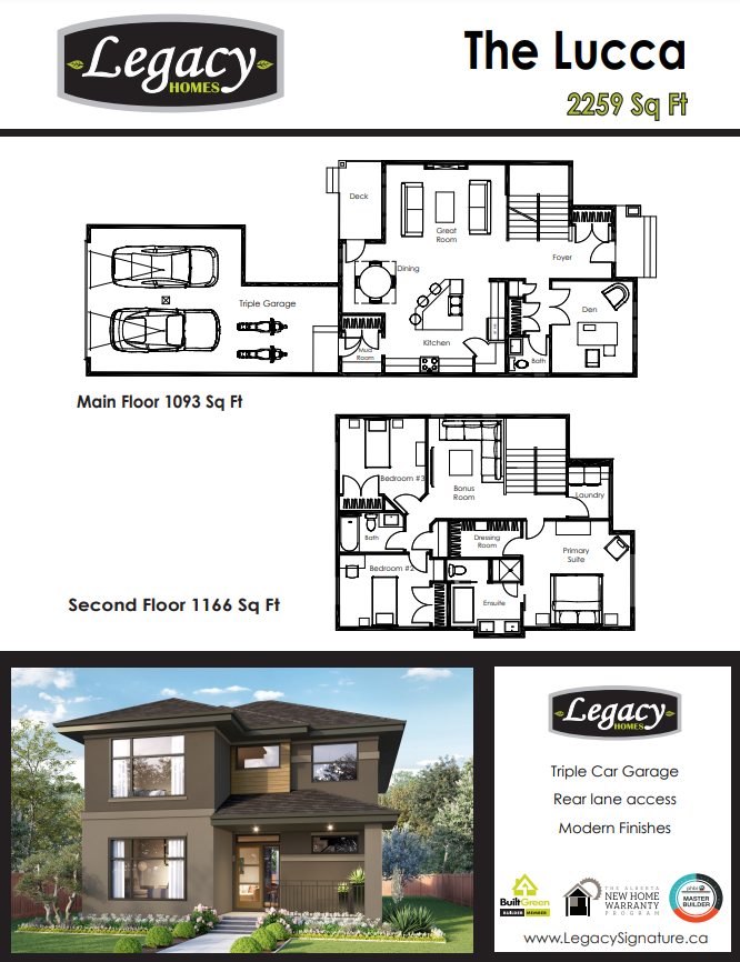Lucca Floor Plan of Keswick on the River Legacy Homes with undefined beds
