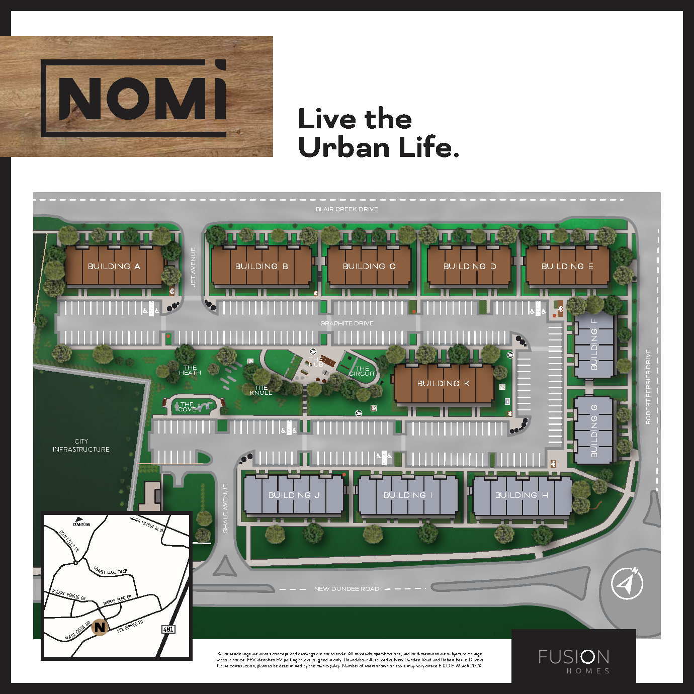 Nomi Towns located at 628 New Dundee Road, Kitchene cover image