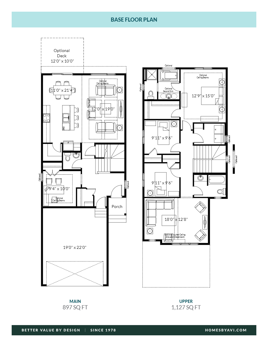 The Mason Floor Plan of The Orchards at Ellerslie Homes by Avi with undefined beds