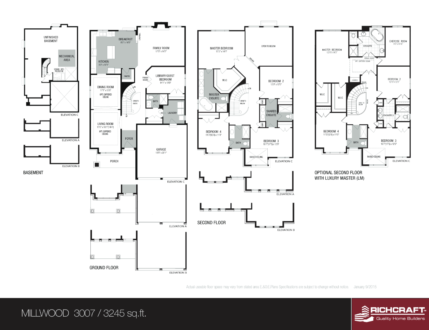 Millwood Floor Plan of Trailsedge Towns with undefined beds