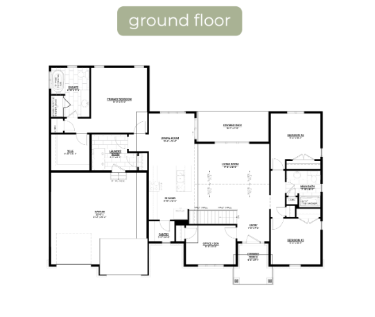 Morewood Floor Plan of Russell Ridge Estates with undefined beds