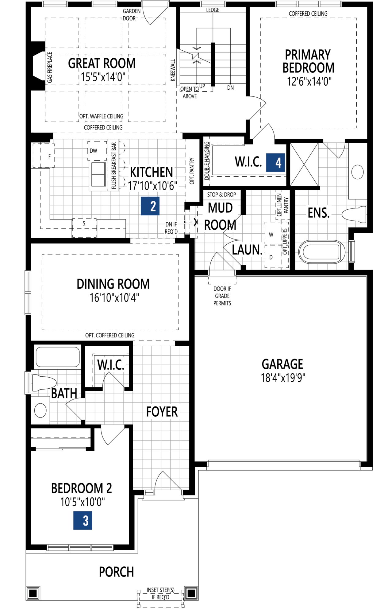 Honeybell Loft Floor Plan of Richmond Meadows Towns with undefined beds
