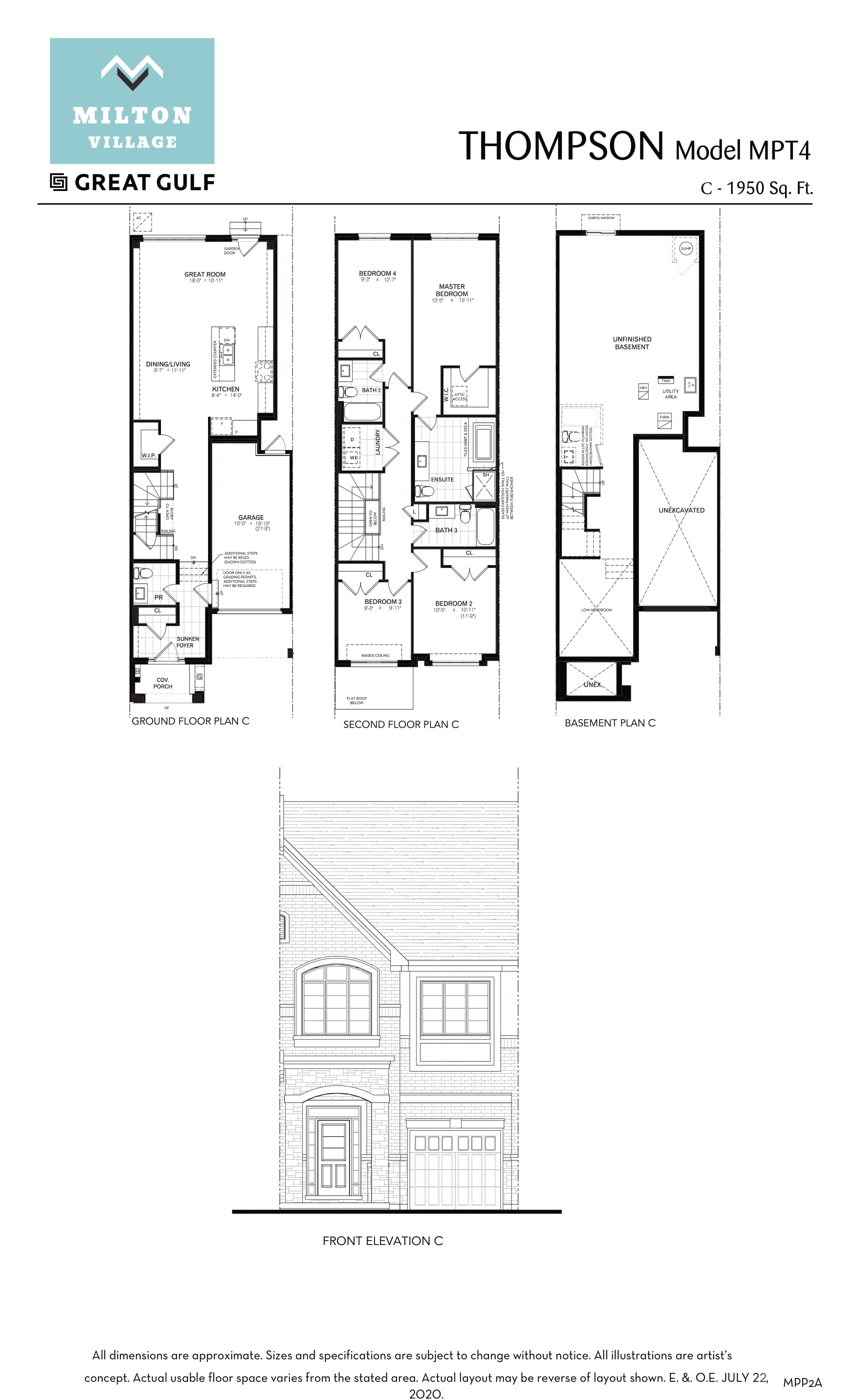  Floor Plan of Milton Village with undefined beds