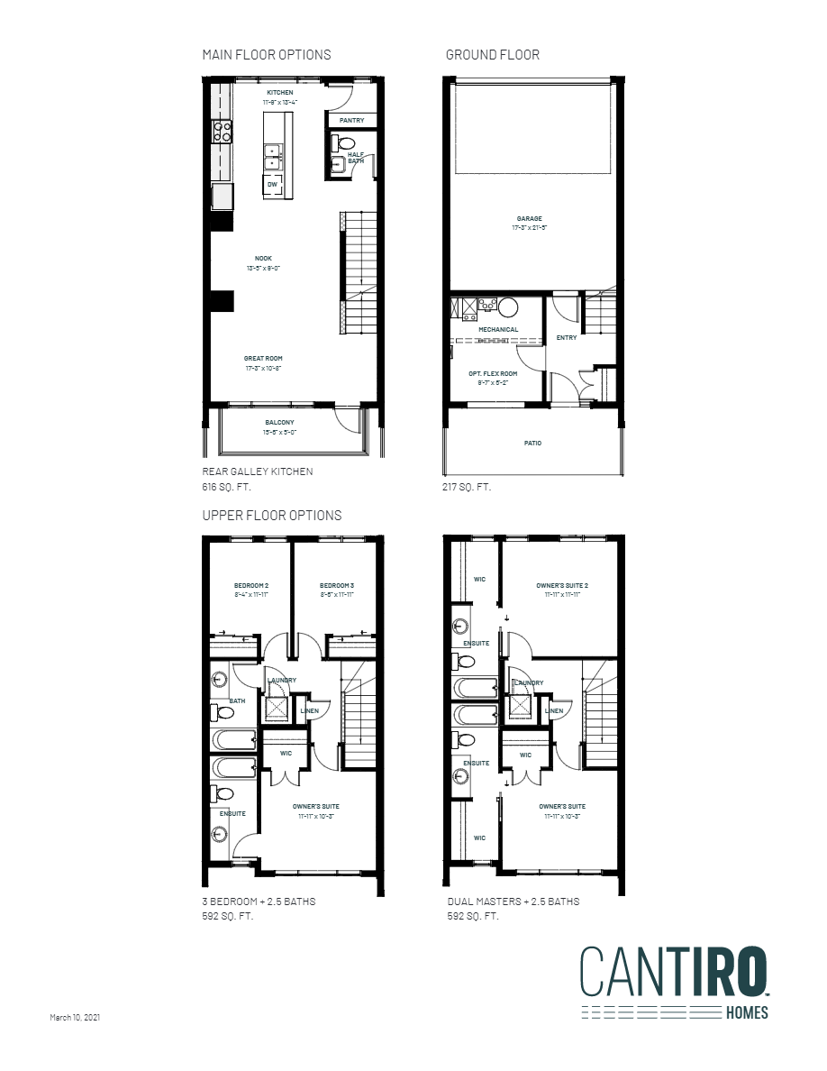 Tokyo Floor Plan of Cantiro Towns One at Keswick with undefined beds