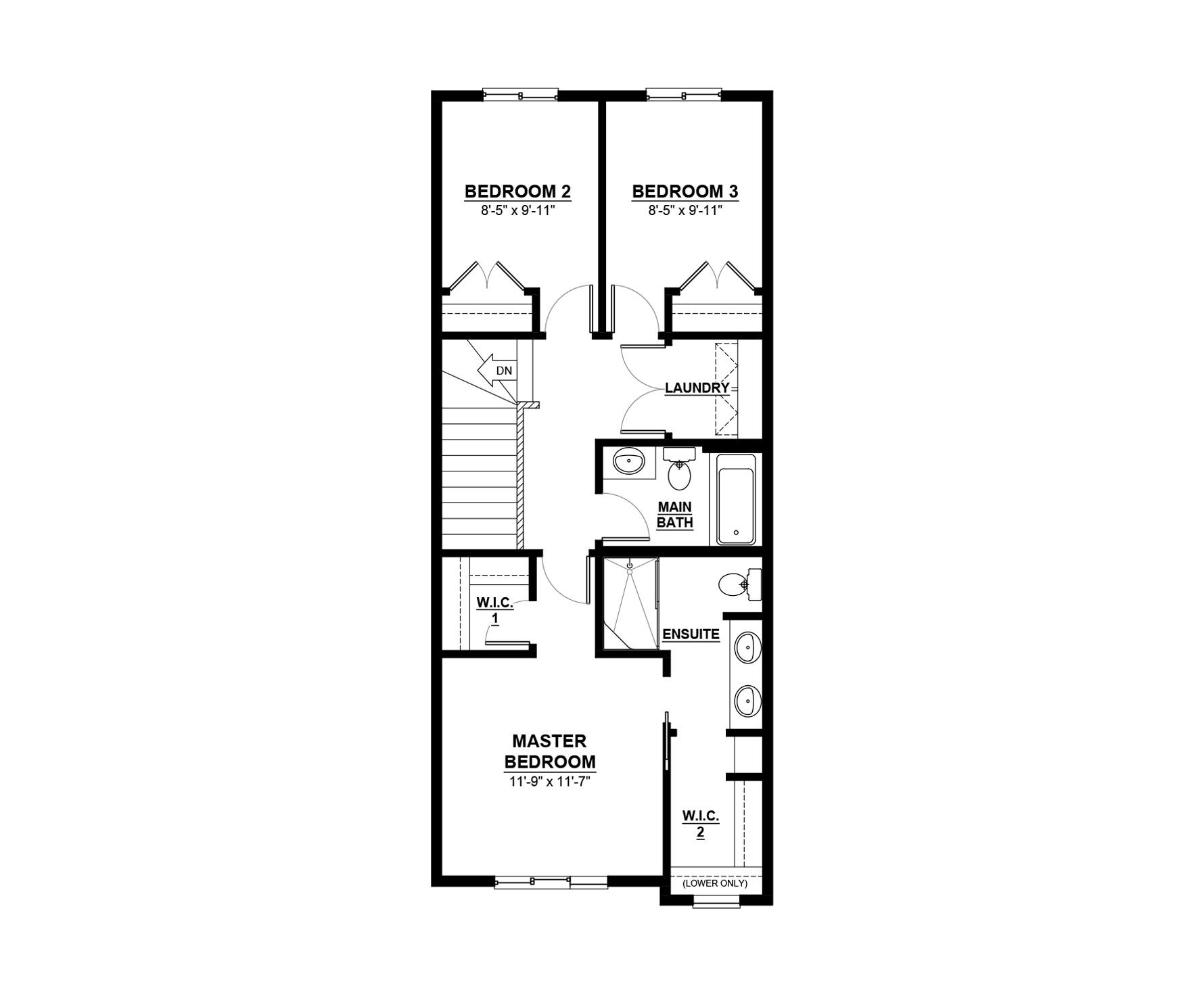 KONA-Z Floor Plan of Crystallina Nera Daytona Homes with undefined beds