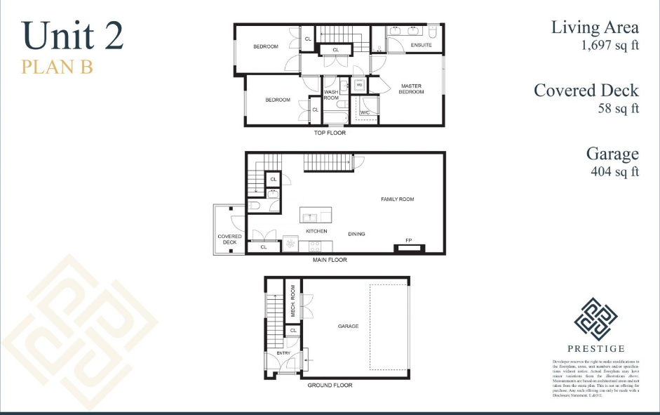 B Floor Plan of Prestige Towns with undefined beds