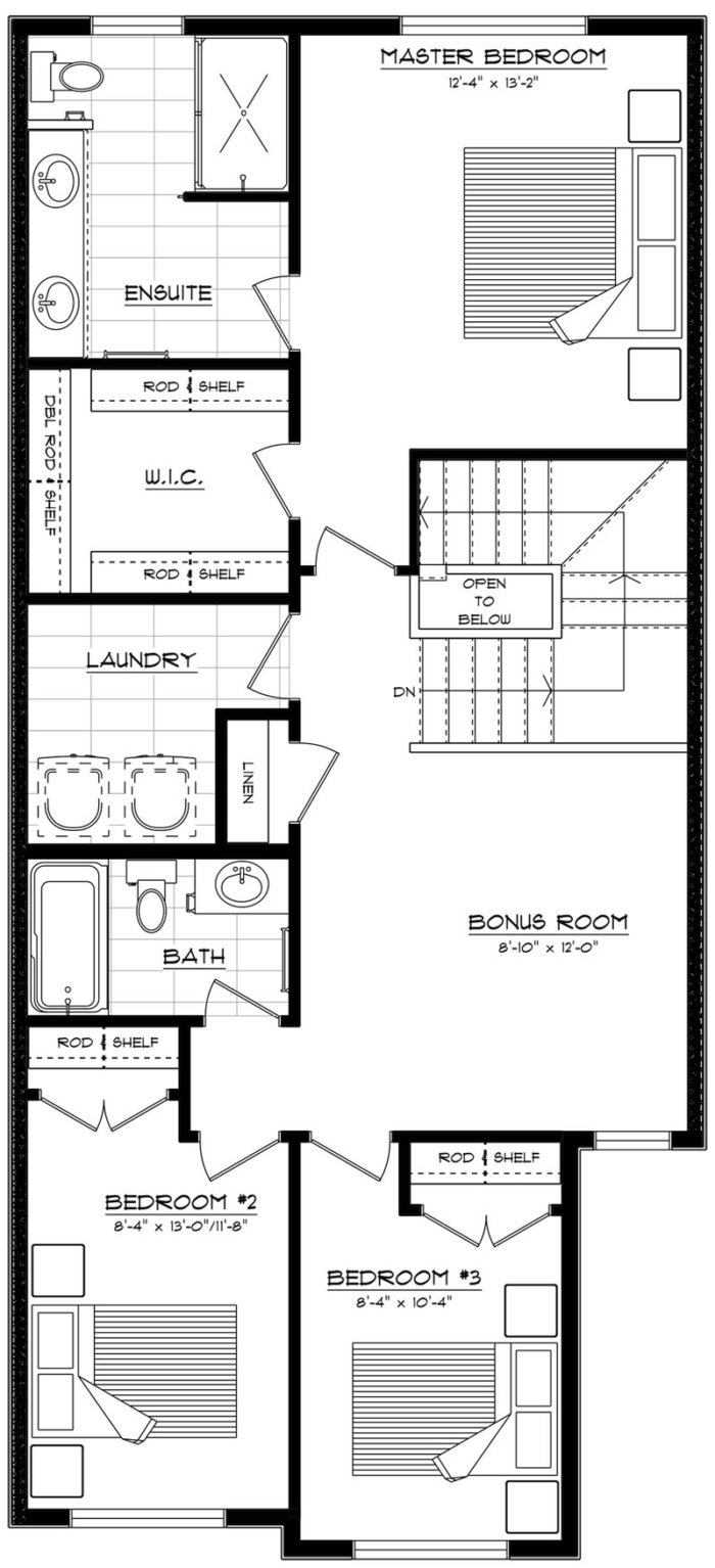 2134 14A Avenue NW Floor Plan of Laurel Crossing Parkwood Master Builder with undefined beds