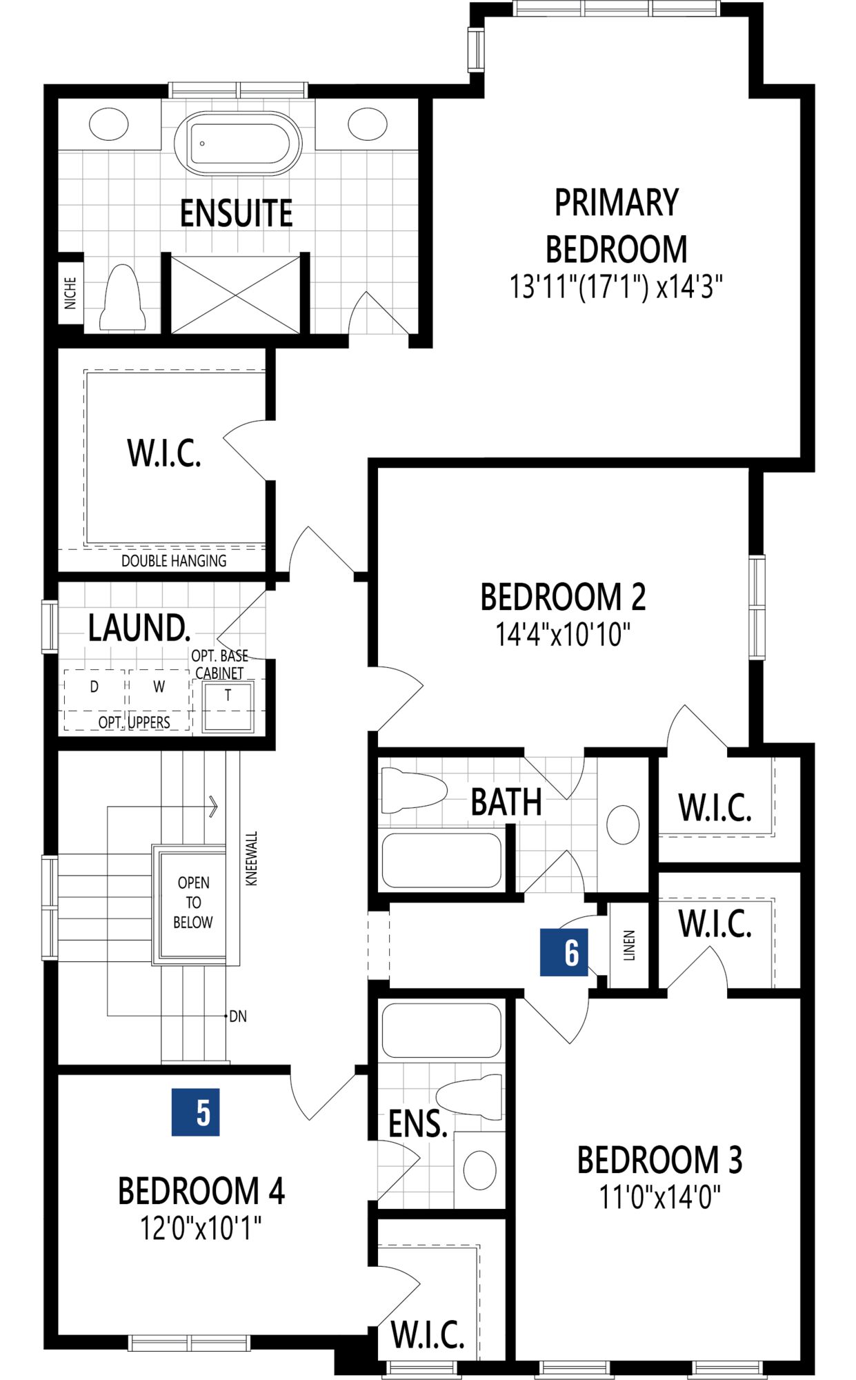 Parkside Floor Plan of Richmond Meadows Towns with undefined beds