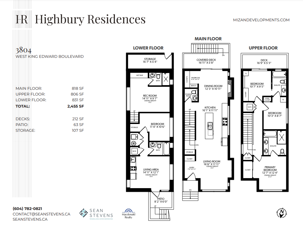 3804 W King Edward Avenue Floor Plan of Highbury Residences with undefined beds