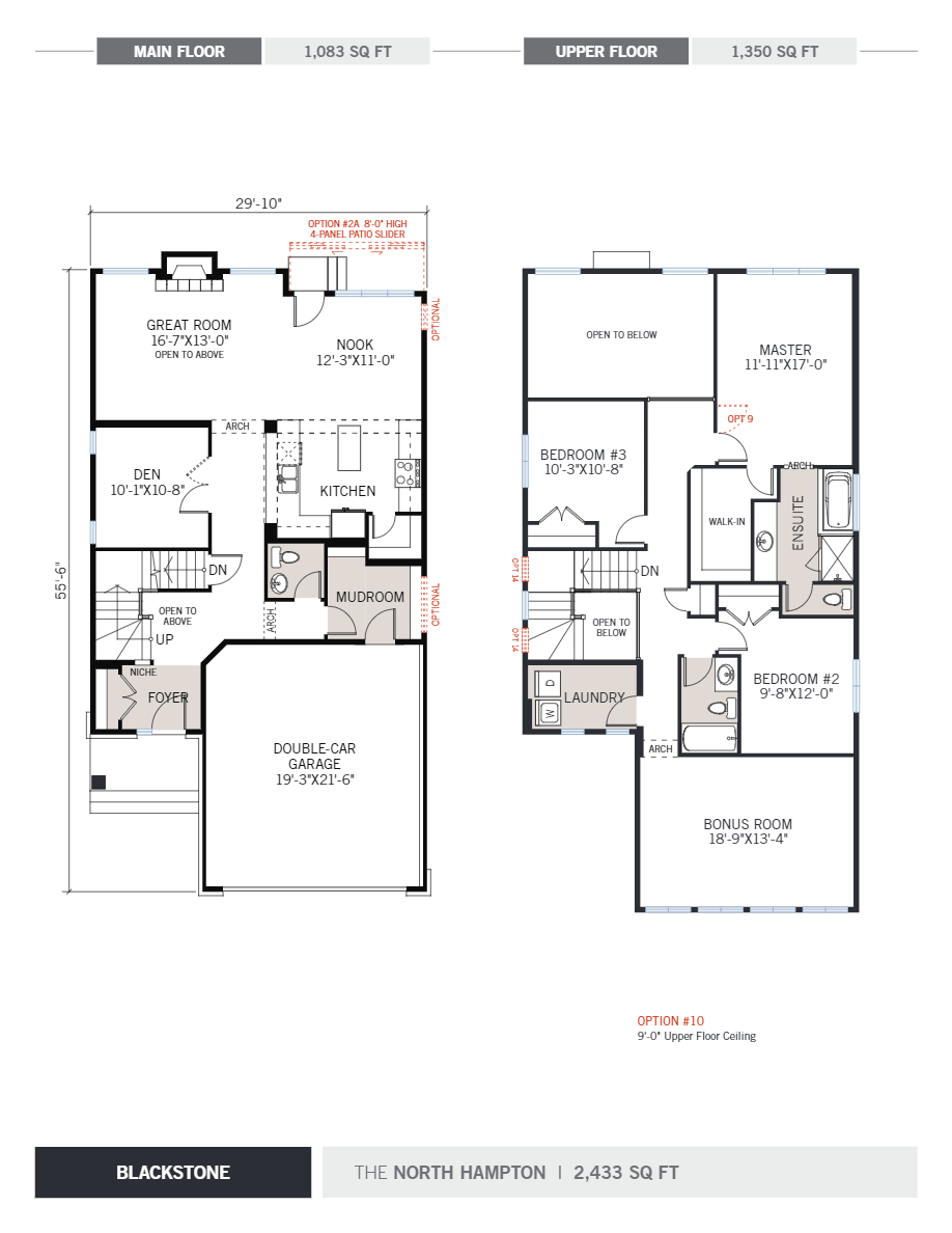 North Hampton Floor Plan of Blackstone with undefined beds