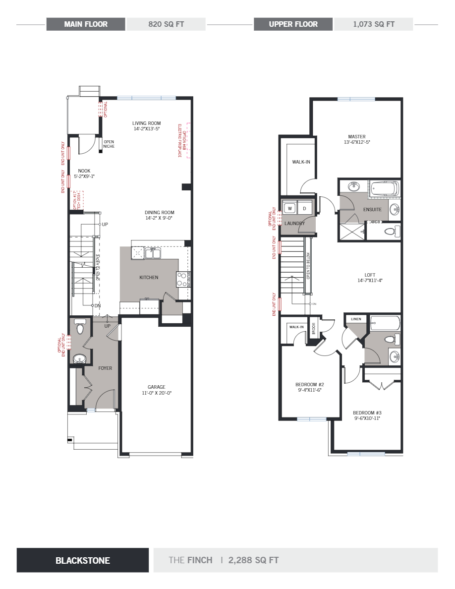 Finch Floor Plan of Blackstone with undefined beds
