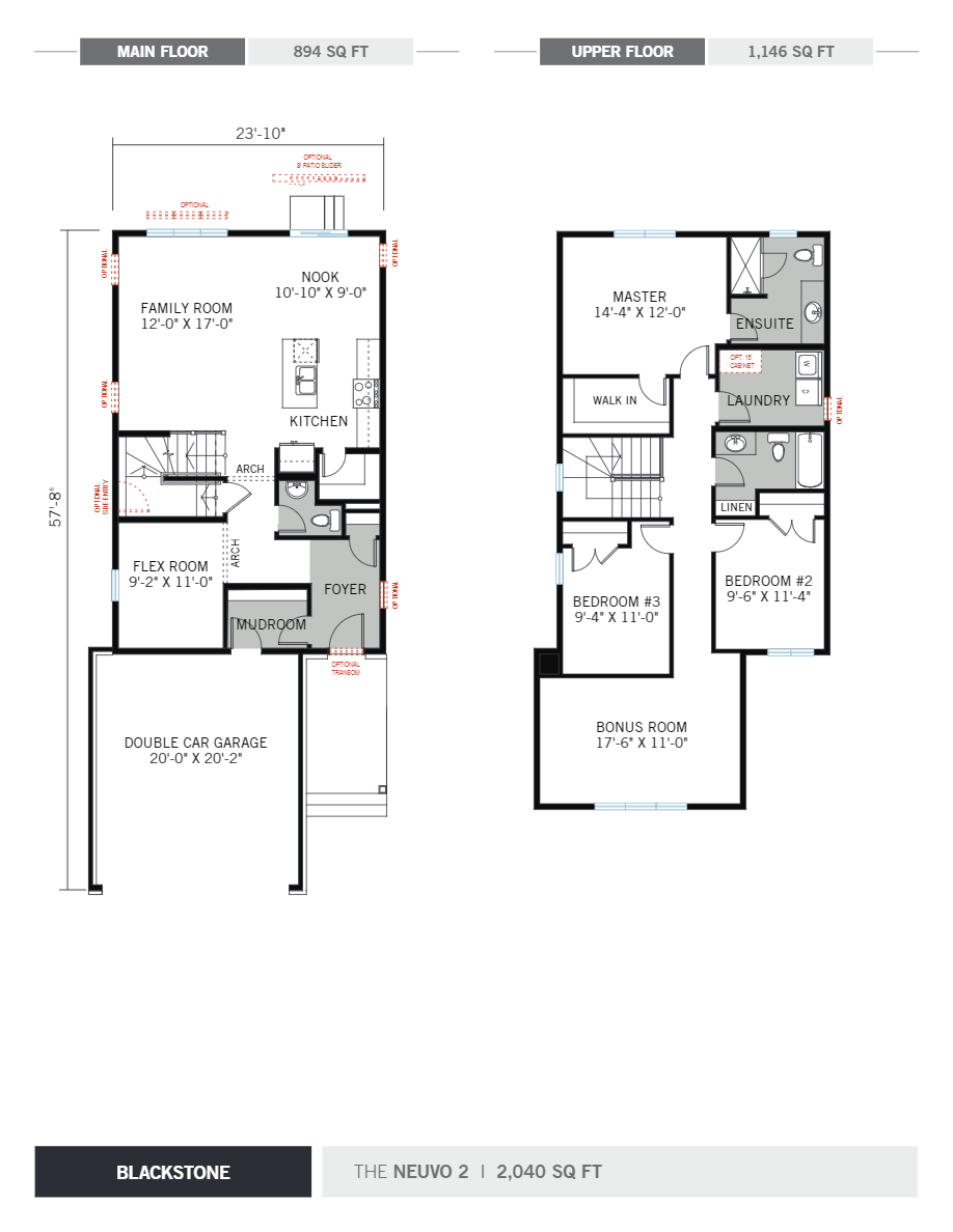 Neuvo 2 Floor Plan of Blackstone with undefined beds
