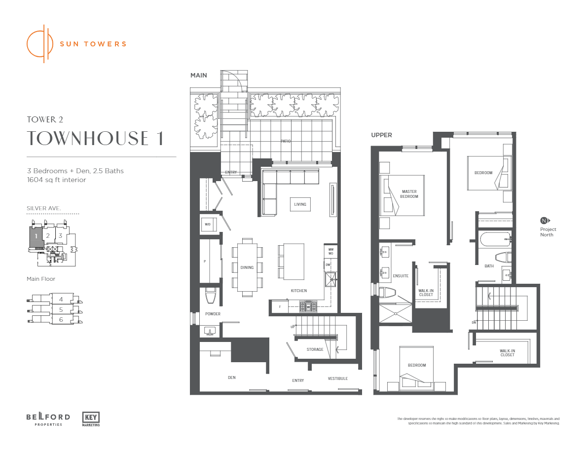 TH1 Floor Plan of Sun Towers 2 Condos  with undefined beds