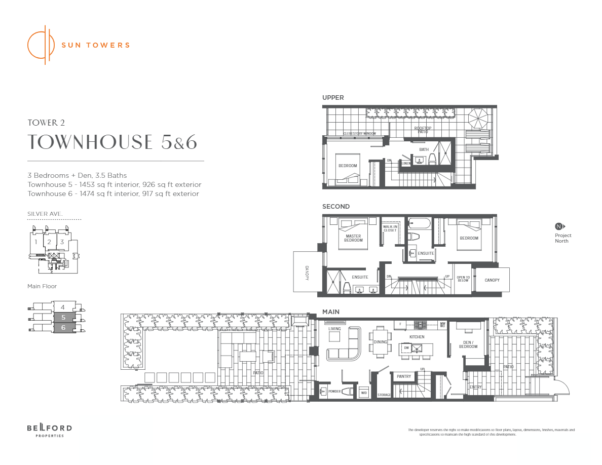 TH6 Floor Plan of Sun Towers 2 Condos  with undefined beds