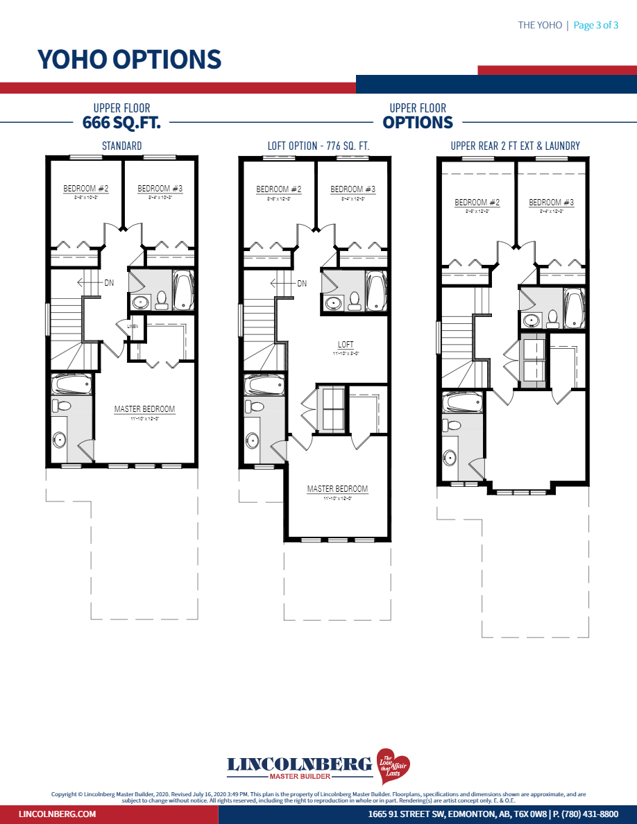  The Yoho  Floor Plan of Saxony Glen with undefined beds
