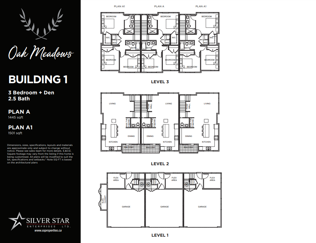  UNIT 2  Floor Plan of Oak Meadows Towns with undefined beds