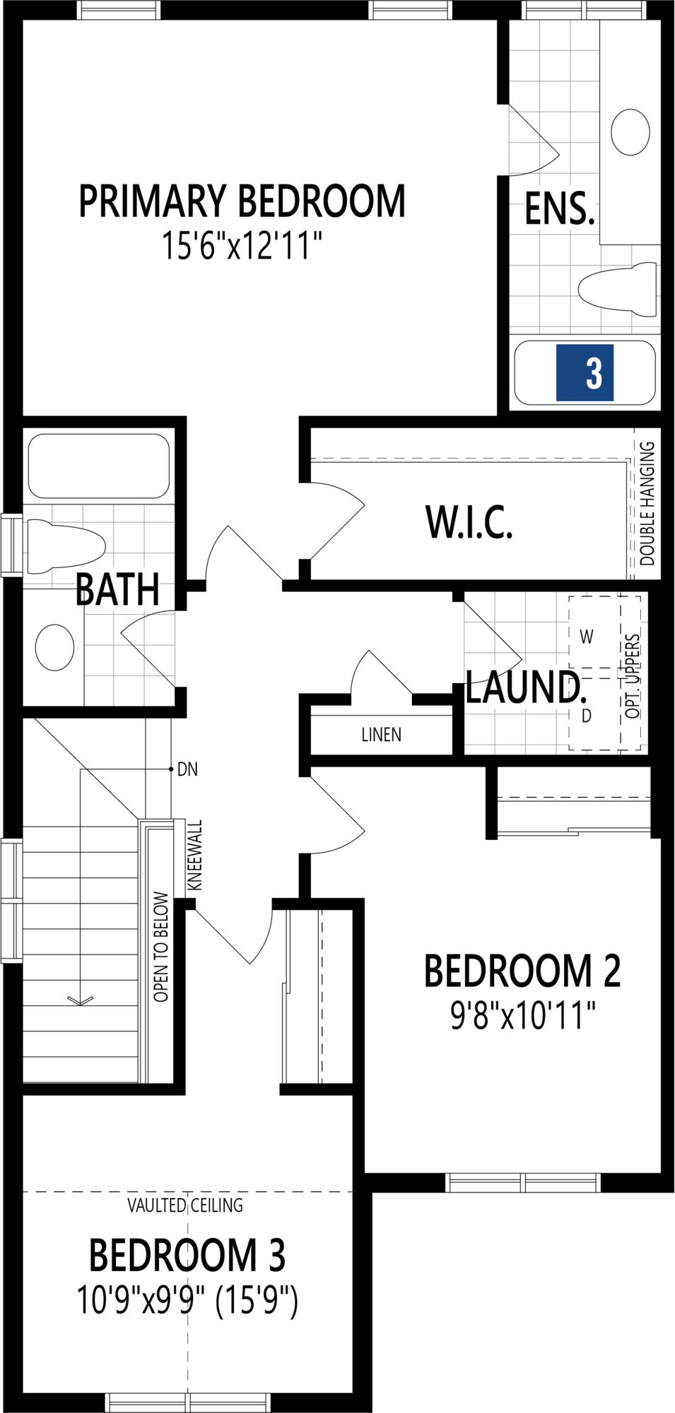 Majestic End Floor Plan of Richmond Meadows Towns with undefined beds
