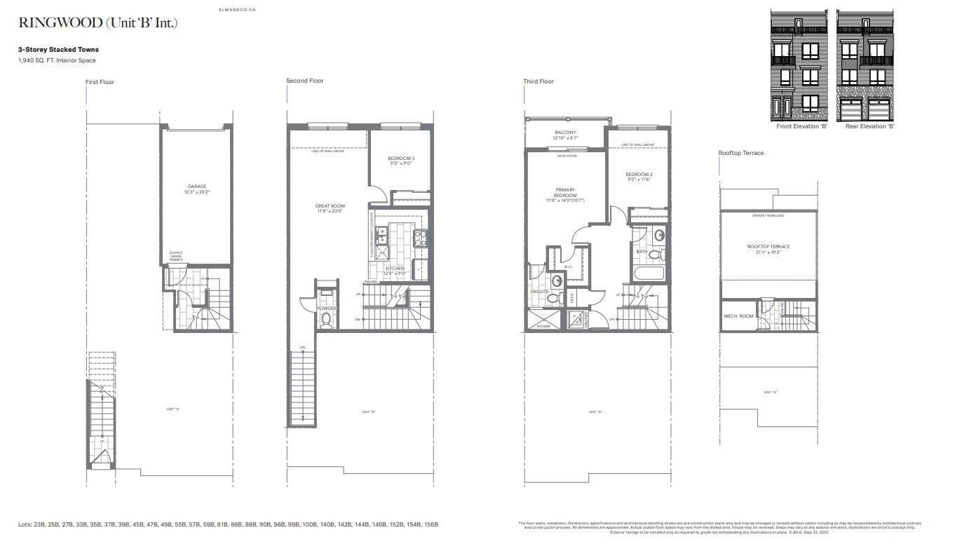 The Ringwood Floor Plan of Elm & Co. with undefined beds