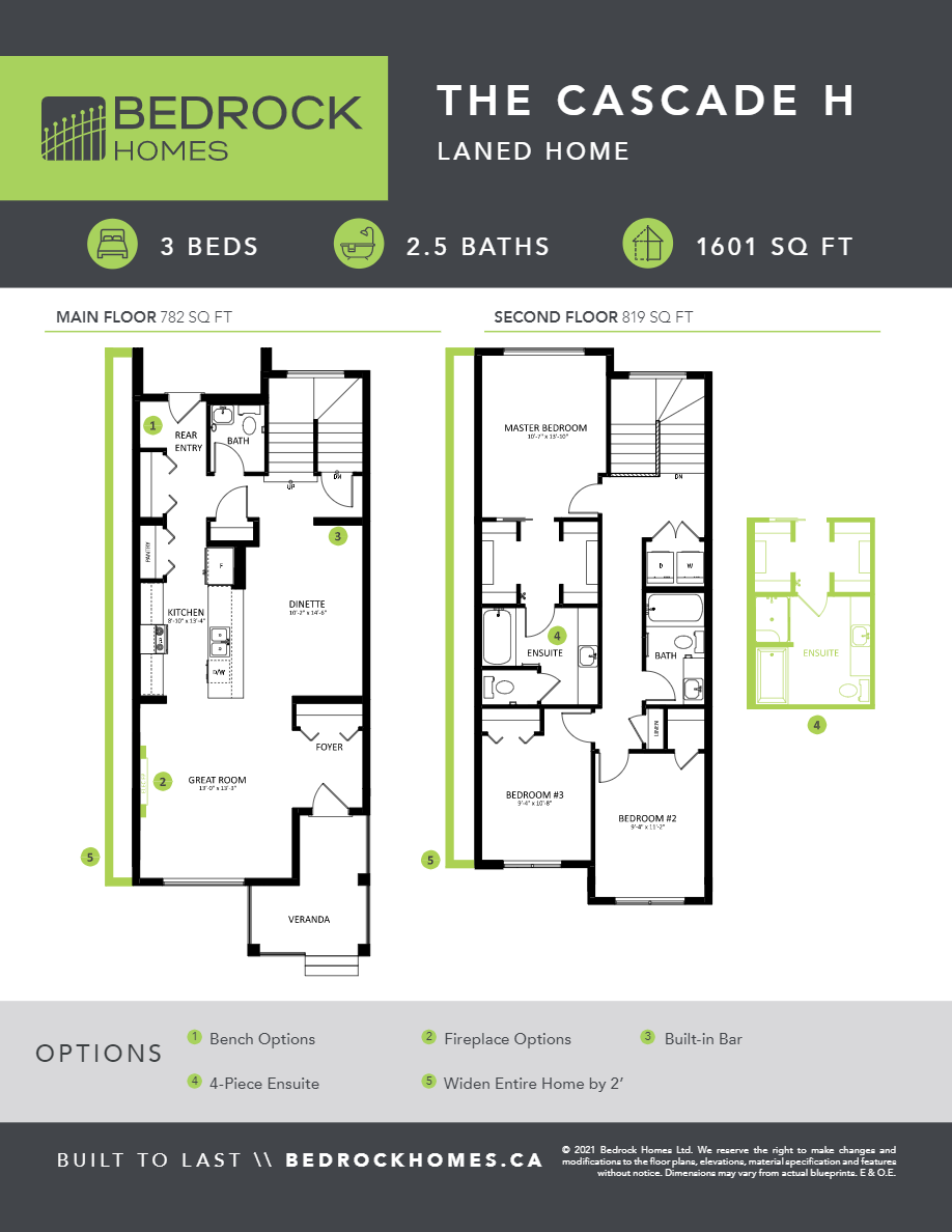 Cascade Floor Plan of The Hills at Charlesworth Bedrock Homes with undefined beds