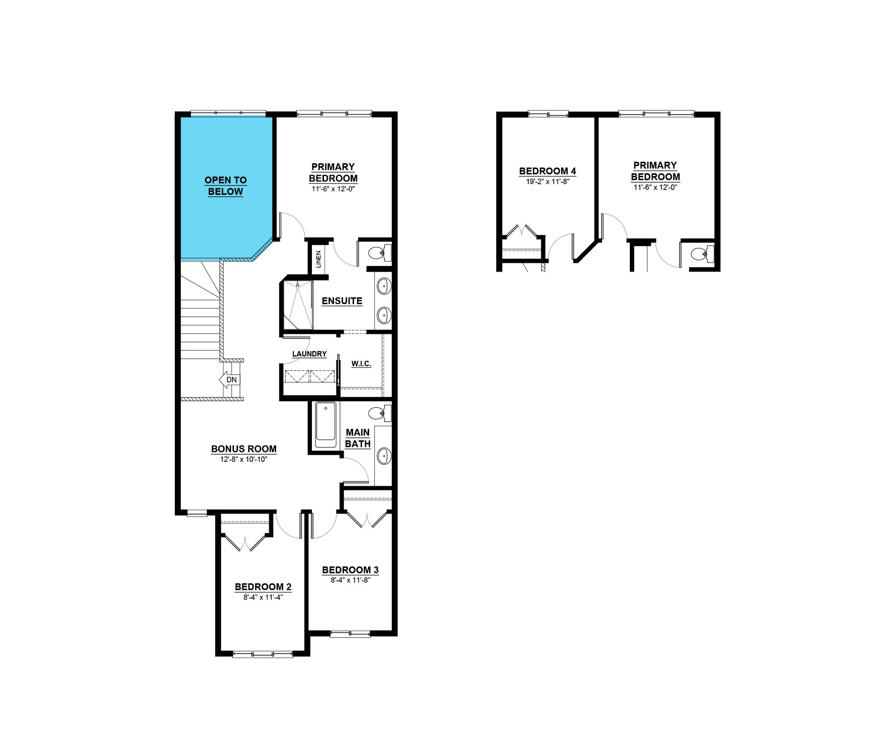 SENNA-Z Floor Plan of Saxony Glen by Daytona Homes with undefined beds
