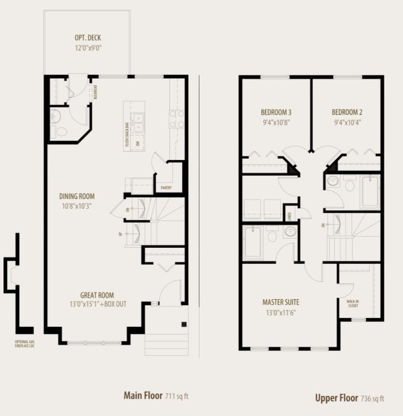 Sonoma Floor Plan of Walker Summit Morrison Homes with undefined beds